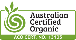 Australian Certified Organic ACO Cert No. 13105