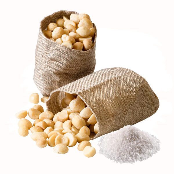 Dry Roasted & Salted Organic Macadamia Nuts
